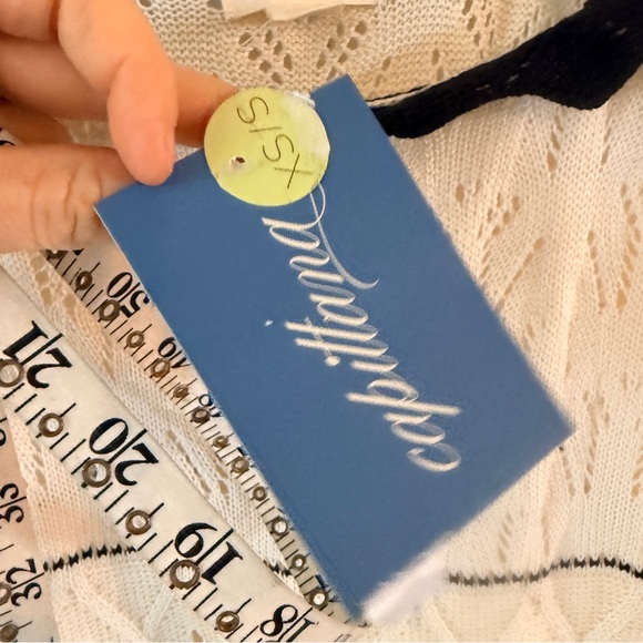 CAPITTANA Valeria knit Black and White Dress XS/ Small - Picture 6 of 7